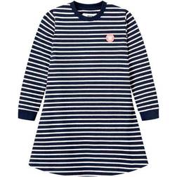 Wood Wood Aya Dress - Navy/Off White Stripes (10111103-2323)