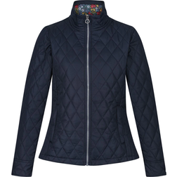 Regatta Women's Charna Insulated Diamond Quilted Jacket - Navy Ditsy