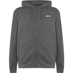 Slazenger Full Zip Hoodie - Charcoal Marl