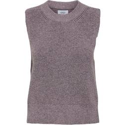 Only Knitted Waistcoat - Pink/Ash Rose