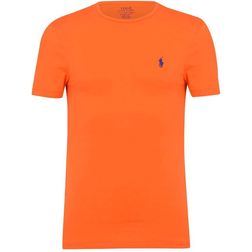 Polo Ralph Lauren Custom Slim Fit Jersey Crewneck T-Shirt - Manga Corta Naranja