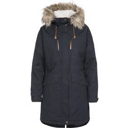 Trespass Womens Faithful Waterproof Parka Jacket - Dark Grey