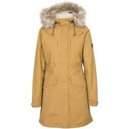 Trespass Faithfull Women's Waterproof Parka Jacket - Sandstone