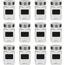 vidaXL - Contenitore da Cucina 12pcs 0.3L