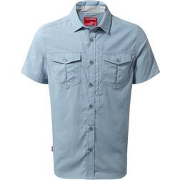 Craghoppers NosiLife Adventure II Short Sleeved Shirt - Fogle Blue