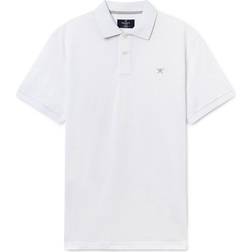 Hackett London Slim Fit Polo Shirt - Optic White