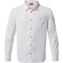 Craghoppers NosiLife Nuoro Long Sleeved Shirt - Optic White