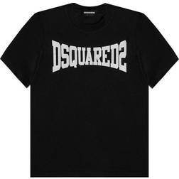 DSquared2 D2Kids Boxer Logo T-shirt - Black (DQ0156D002FJDQ900)