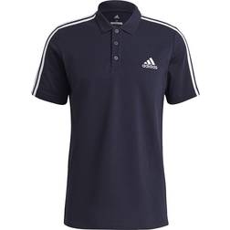 Adidas Polo Aeroready Essentials Piqué 3-Stripes - Blue