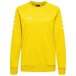 Hummel Felpa da donna hmlGO Cotton - Jaune