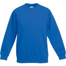 Fruit of the Loom Kid's Raglan Sleeve Sweatshirt - Royal