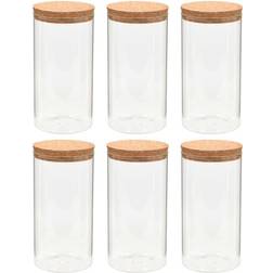 vidaXL - Contenitore da Cucina 6pcs 1.1L