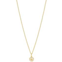 Lund Copenhagen Marguerite Necklace - Gold/White