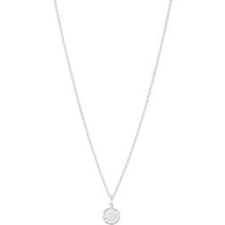 Lund Copenhagen Marguerite Necklace - Silver/White