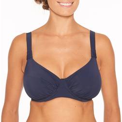 Wiki Basic Full Cup Bikini Top - Dark Blue