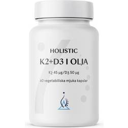 Holistic K2 + D3 in Coconut Oil 60 st