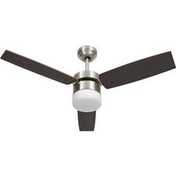 vidaXL Ventilateur de Plafond Lampe 108 cm Marron Clair