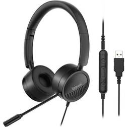 Iggual Auriculares Con Micro Dual Tech USB/3.5 mm