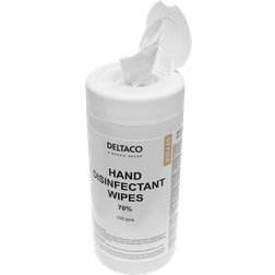 Deltaco Hand Disinfectant Wet Wipes 100-pak