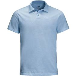 Jack Wolfskin Pique Polo Shirt - Cool Water