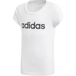 adidas Essentials Linear Tee - White/Black (DV0357)