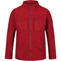 Regatta Haldor Waterproof Jacket with Concealed Hood - Delhi Red