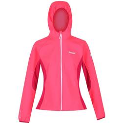 Regatta Women's Arec II Hooded Softshell Jacket - Neon Pink/Dark Cerise