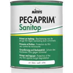 Rust-Oleum Pegaprim Sanitop Väggfärg Vit 1L