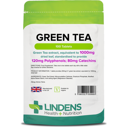 Lindens Green Tea 1000mg 100 st