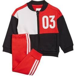 adidas Disney Mickey Mouse Jogger Set - Black/Vivid Red/White (GT9476)