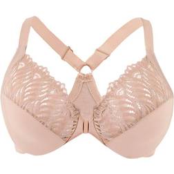 Glamorise Front Close T-Back WonderWire Bra - Cafe