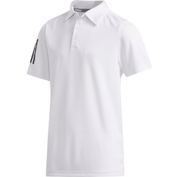 Adidas Junior 3 Stripe Polo - White (FI8673)