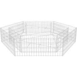 vidaXL Hexagonal Gabion Raised Bed 173cm