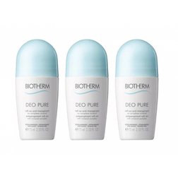 Biotherm Deo Pure Antiperspirant Roll-on 75ml 3-pak