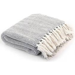 vidaXL 245319 Blankets Grey (210x160cm)