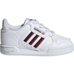 adidas Infant Continental 80 Stripes El - Footwear White/Collegiate Navy/Vivid Red