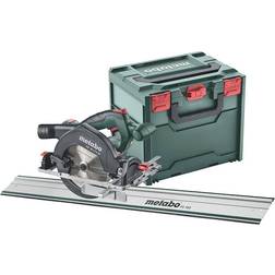 Metabo Set scie circulaire portative sans fil KS 18 LTX 57 FS (691065000) avec rail de guidage FS 160 MetaLoc