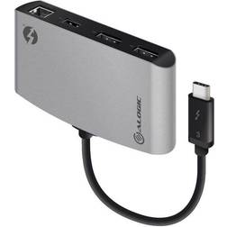 Alogic Thunderbolt-2DisplayPort/RJ45/USB A M-F 3.1 (Gen 1) Adapter
