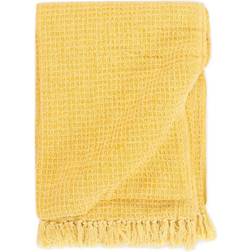 vidaXL Throw Blankets Yellow (250x220cm)