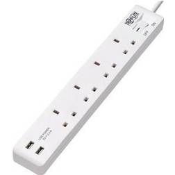 Tripp Lite 4-OUTLET POWER STRIP/USB-A CHRG