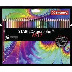 Stabilo Oaquacolor Arty WaterColoured Pencils 36-pack