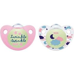 Nuk Trendline Night & Day Soother 0-6m 2-pack