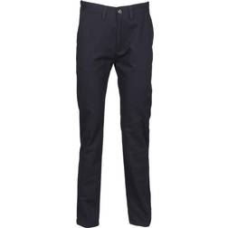 Henbury 65/35 Flat Fronted Chino - Navy