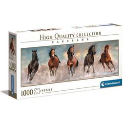 Clementoni High Quality Collection Panorama Horses 1000 Pieces