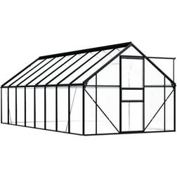 vidaXL 48214 9.31m² Aluminium Polycarbonat