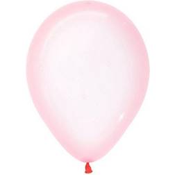 Amscan Latex Ballons Sempertex Crystal Pastel Pink 50-pack