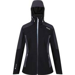 Regatta Women's Oklahoma VI Waterproof Hooded Jacket - Black/Ash