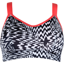 Pour Moi Energy Empower U/W Lightly Padded Convertible Sports Bra - Black/White