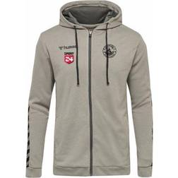 Hummel Authentic Poly Zip Hoodie - Grey