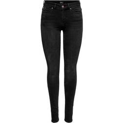 Only Life With Skinny Fit Jeans - Black